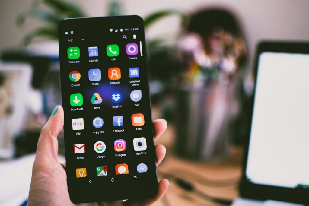 Privacy-instellingen telefoon: smartphone met instellingen